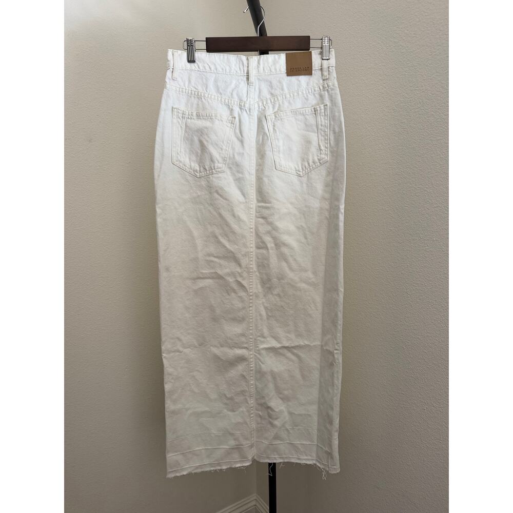 New Derek Lam 10 Crosby denim long skirt sz 27 - Picture 3 of 5